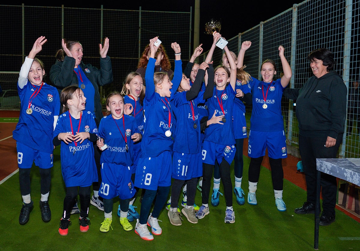 Široki Brijeg women’s soccer players won the Futsal Potkos 2025 tournament
