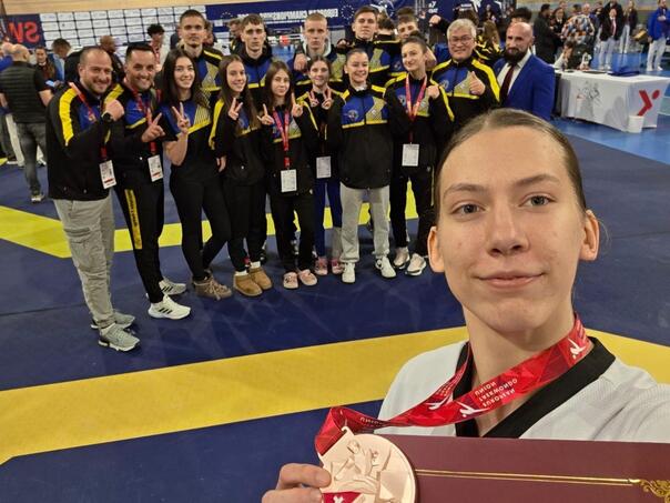 Anja Hrgić bronze at the European Junior Taekwondo Championship
