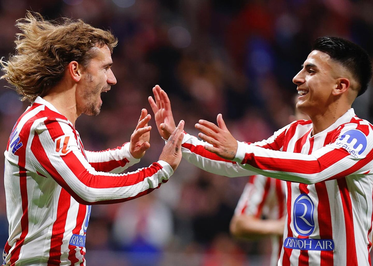 Griezmann double scorer in the victory of Atletico, Villarreal celebrated in Barcelona