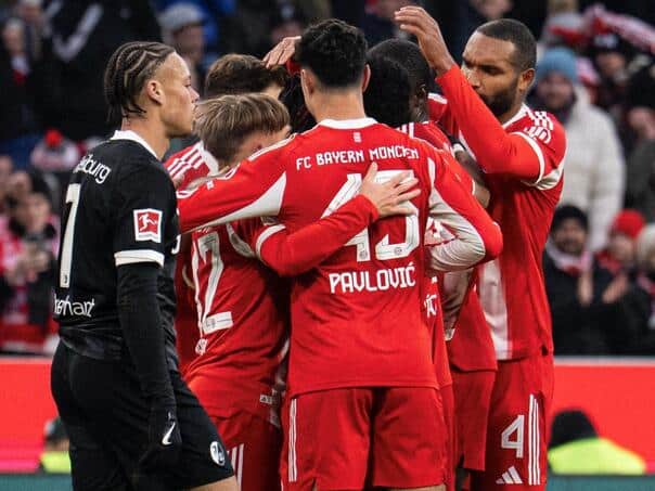 Bayern beat Freiburg: Six goals in Munich
