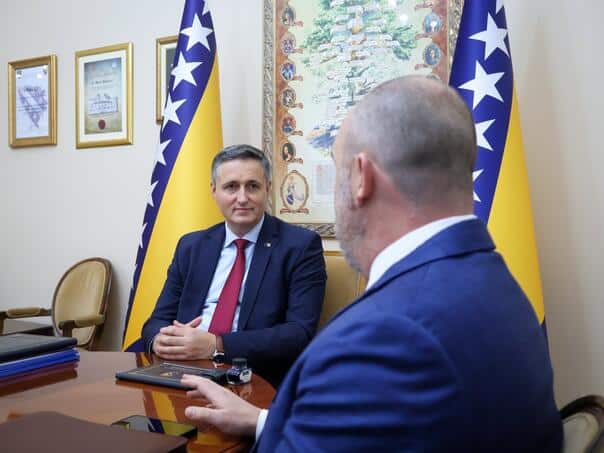 Bećirović with Ginkel on the Southern Interconnection, politics…