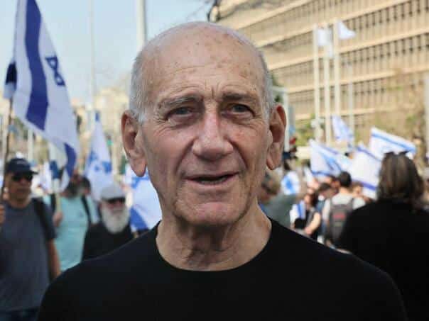 A Belgian foundation sued former Israeli Prime Minister Ehud Olmert