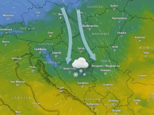 Bh. Meteo: From tonight, it will start snowing and the temperature will drop