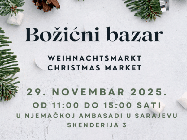 Christmas bazaar today at the German Embassy, ​​proceeds for charity