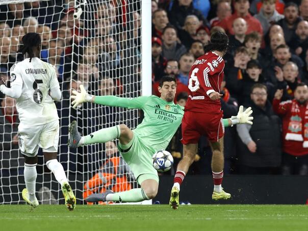 Courtois excelled, but in vain: Liverpool defeated Real at Anfield