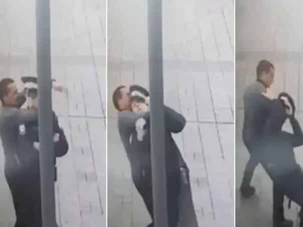 Drama in front of the RS Palace: A man attacked a policeman!