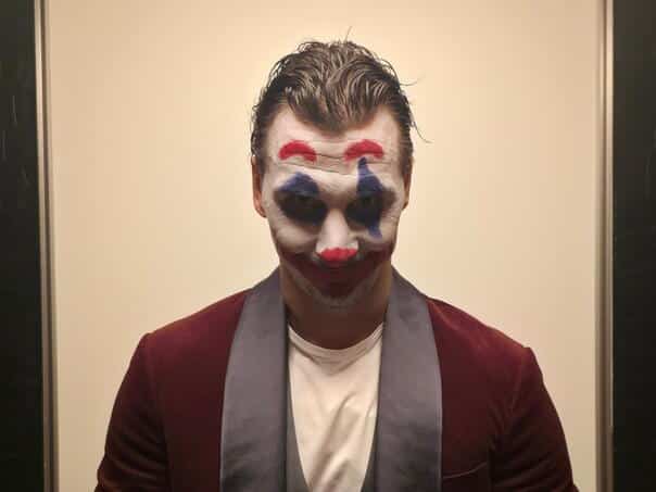 Ibrahimovic disguised himself as the Joker for Halloween