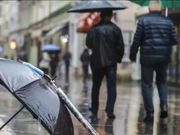 Rain, clouds and temperature differences across the country