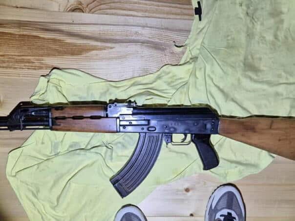 Weapons and ammunition found on a Slovenian citizen in Derventa