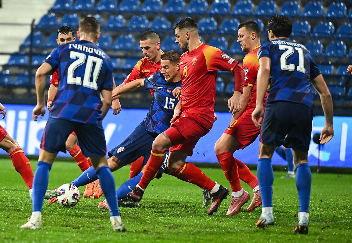 Croatia turned around to win over Montenegro for the end of the qualification