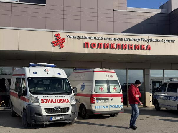 A woman from Zvornik who was attacked by her son last night was admitted to the Banja Luka University Hospital