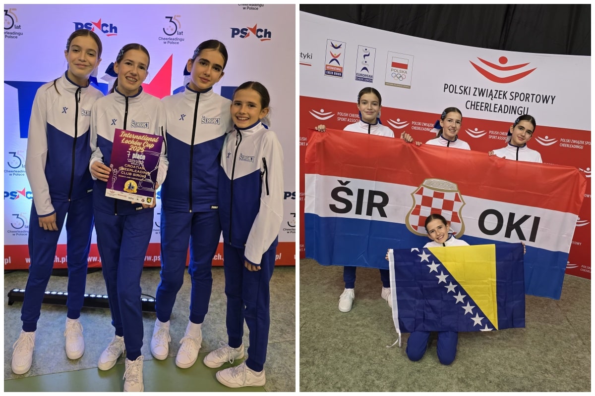 The junior girls of HCK Široki won the 7th place in the European cheerleading league