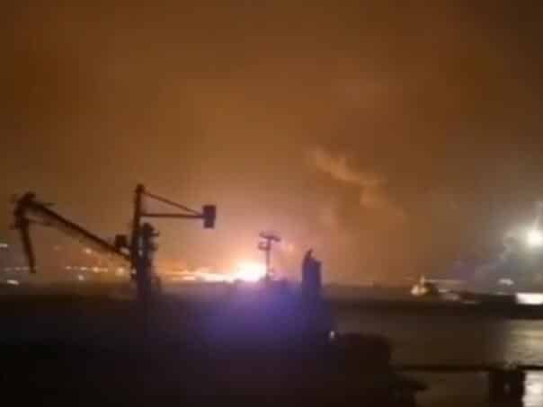 Key Russian oil terminal blown up