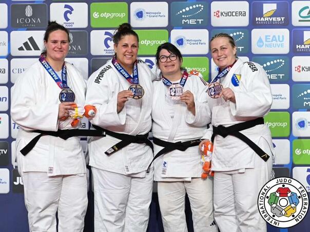 Sabina Haračić third at the World Judo Veterans Competition in Paris