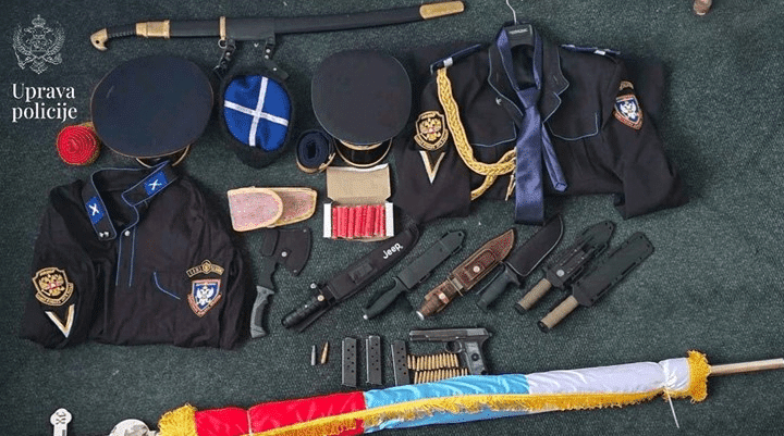 Photo: Montenegrin police broke up a network of mercenaries: a BiH citizen was arrested with 1.5 million euros acquired in Russian formations