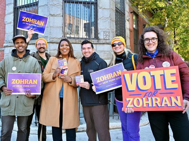 Zohran Mamdani’s team encouraged by Brooklyn turnout