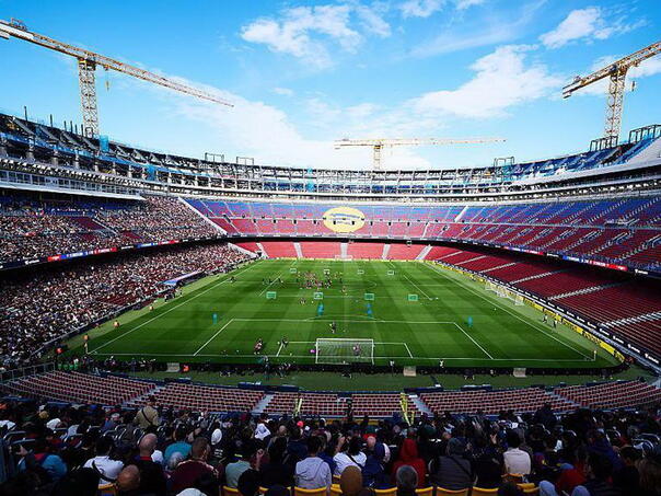 UEFA allowed Barcelona to return to Camp Nou