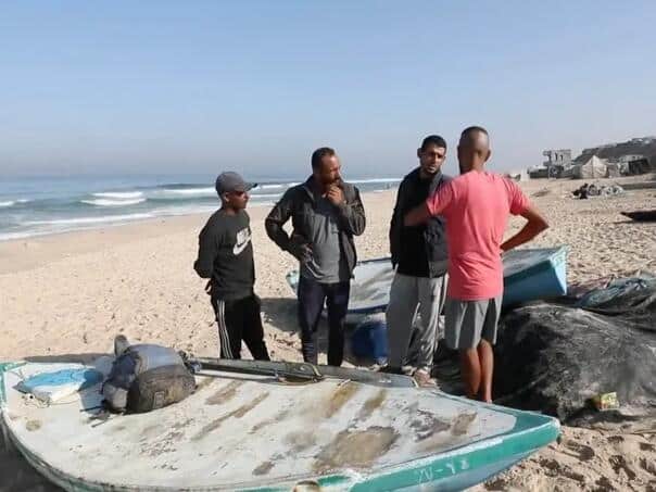 For fishermen in Gaza, the sea is the last salvation