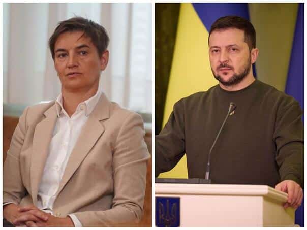 Zelenski thanked Serbia for supporting the territorial integrity of Ukraine
