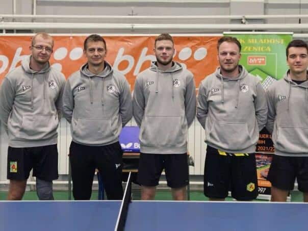 In the derby of the 8th round of the PL, Zenička Mladost defeated table tennis players Aladža with 4-2