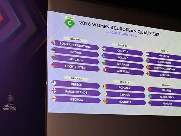 The women’s national football team of Bosnia and Herzegovina found out about their rivals in the World Cup qualifiers