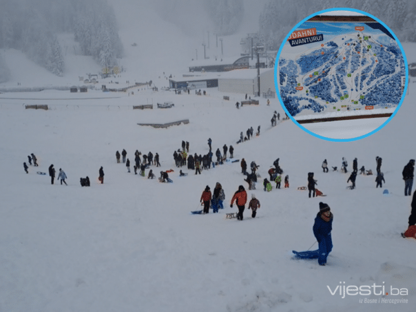 Winter idyll in Olympic Bjelašnica: Sledding and final preparations for the season