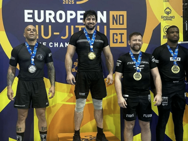 Zuka won gold at the European IBJJF Championship