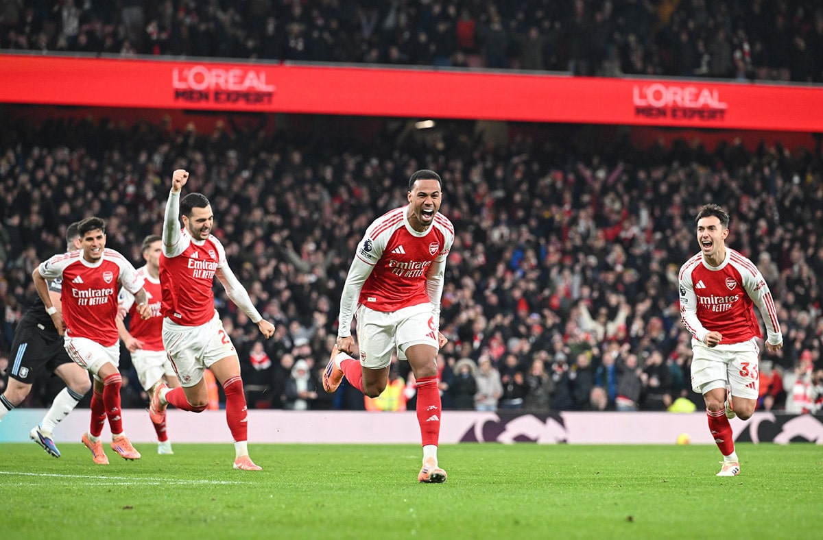 Important win for Arsenal over Aston Villa, United just a point against Wolverhampton