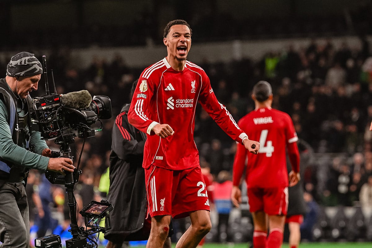 Liverpool with a win in London to fifth place