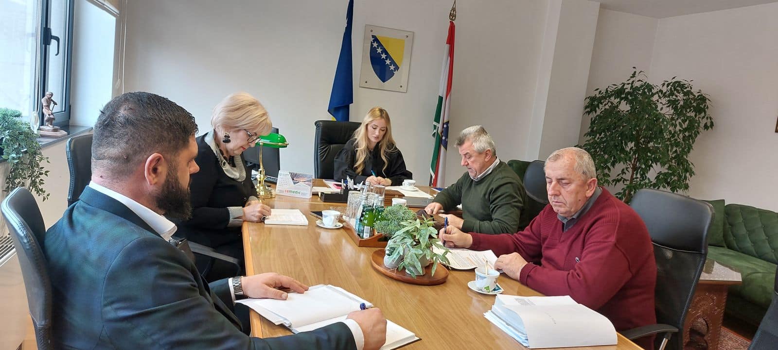 Minister Salčinović spoke with representatives of the ZDK Pensioners’ Association