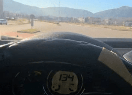 Arrogant driving in Mostar: Vehicles 134 km/h across the Student bridge
