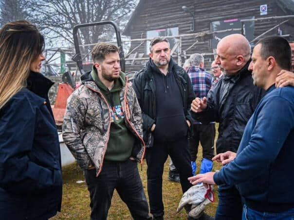 Čengić visited the burned Bukovik PD and announced the Municipality’s support in the reconstruction