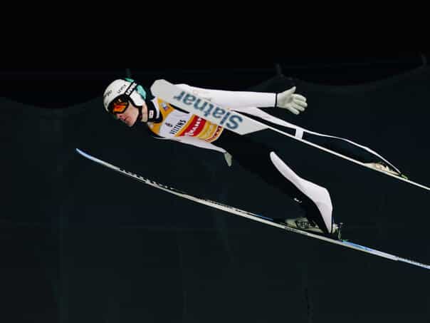 Domen Prevc celebrated dominantly at the first stop of the Four Ski Jumping Tour