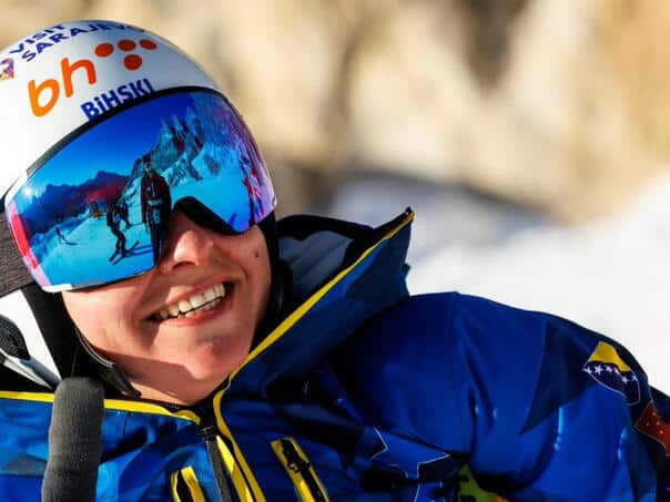 Elvedina Muzaferia won points in St. Moritz