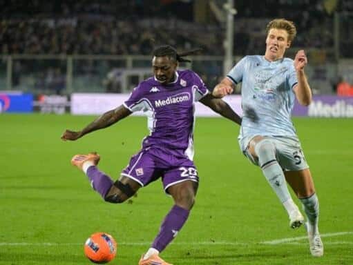 Fiorentina recorded their first win this season, Dzeko spent the match on the bench