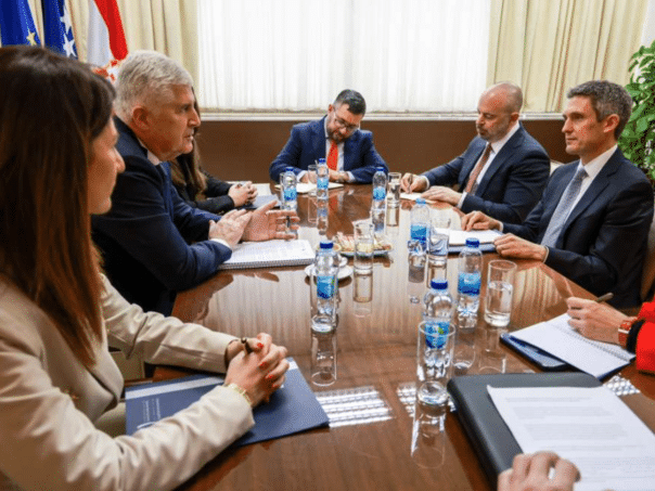 Fleming with Čović: Southern interconnection key for Bosnia and Herzegovina