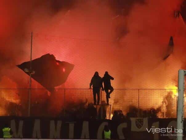 Photo / Video: Maniacs created a spectacle on Grbavica