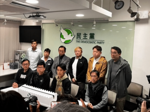 Hong Kong was left without the last opposition party
