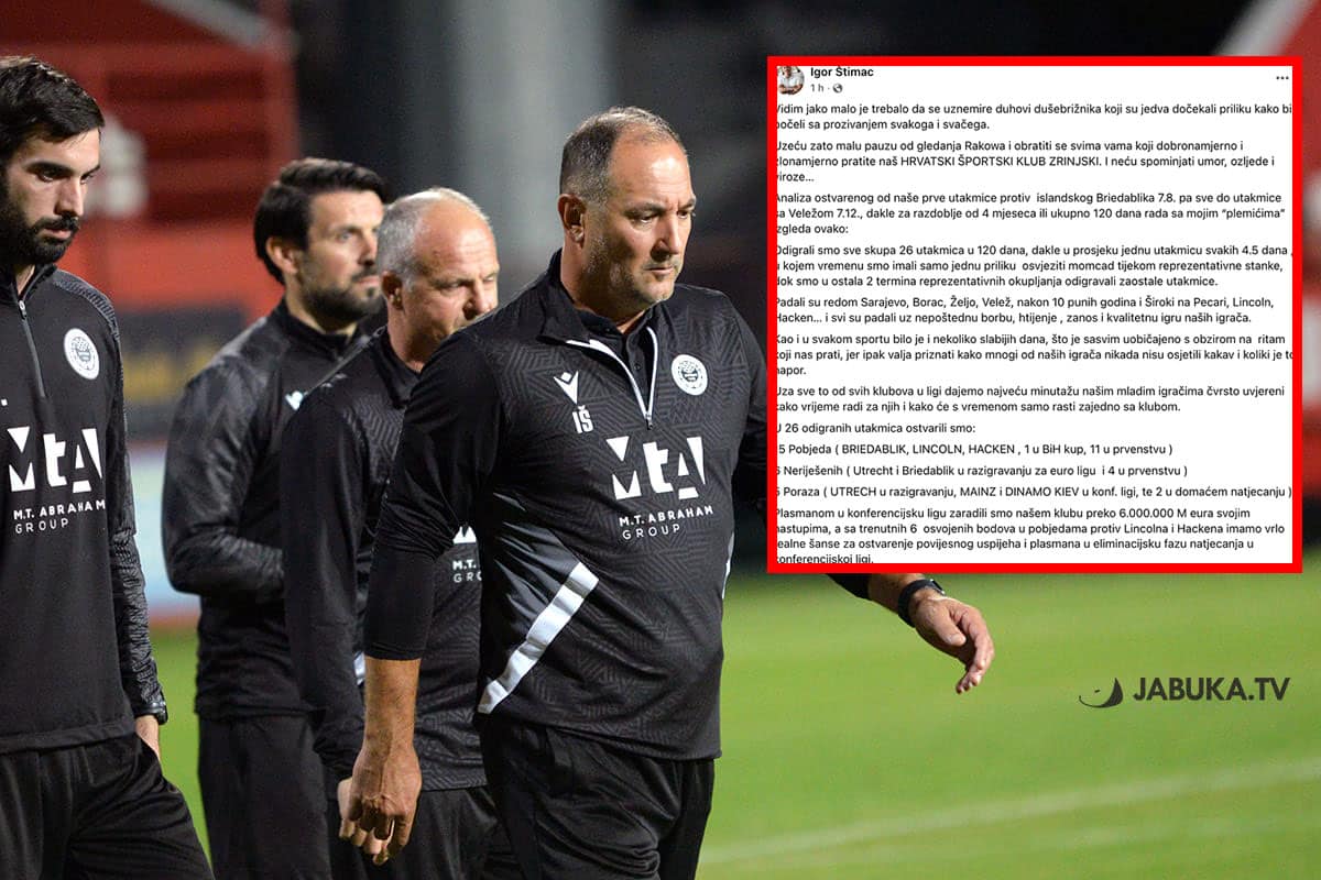 “Zrinjski to death”: Štimac counted the scalps and appeased the “ghosts of the soul-caring” with analysis