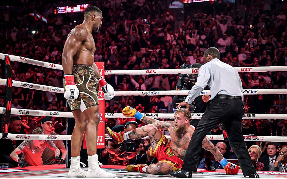Joshua brutally knocked out Paul