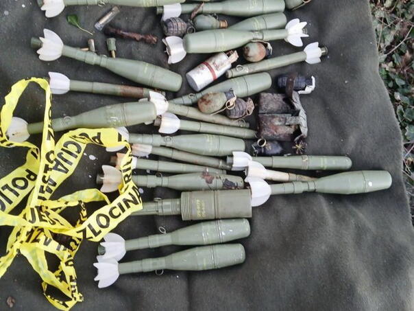A large amount of mines and explosives was found near Trebinje
