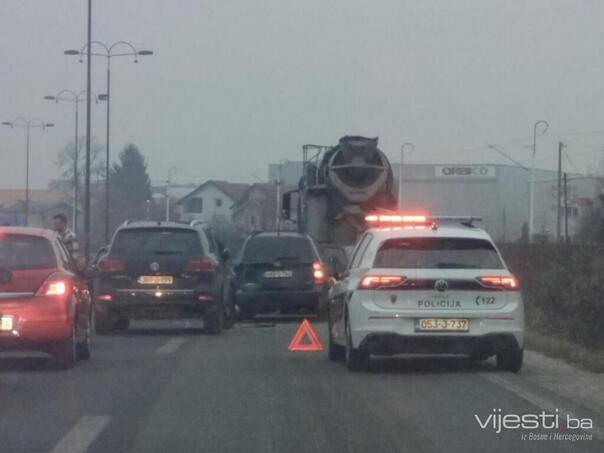 Chain collision in Blažuj, big crowds at the exit from Sarajevo