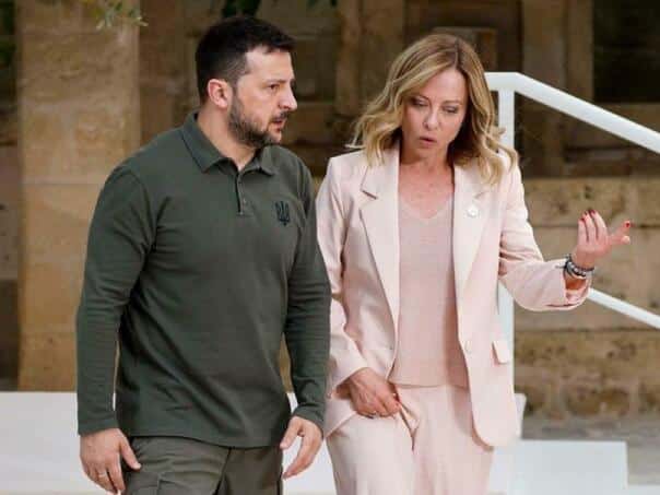 In her conversation with Zelensky, Meloni promised to help Ukraine