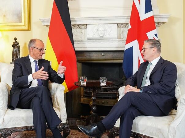 Merz and Starmer talked about "positive progress" in the use of frozen Russian assets