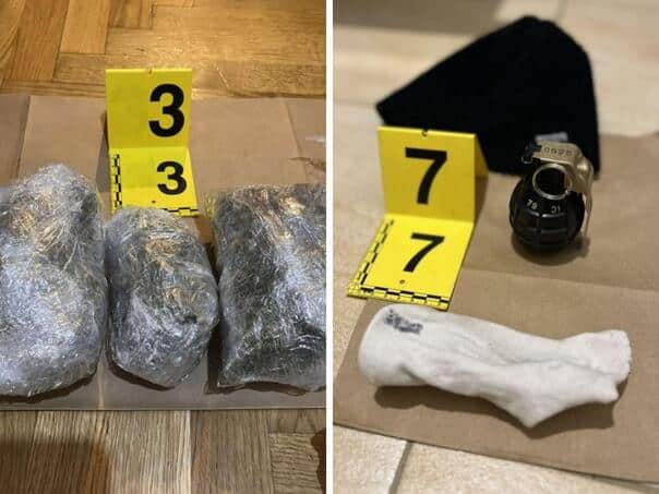KS MUP seized drugs and weapons in action "Combo"