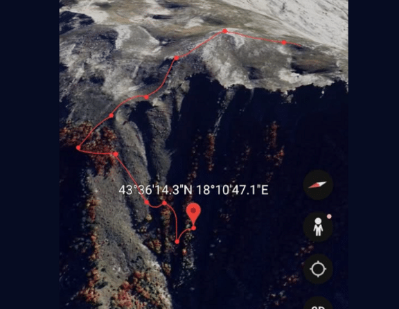 Superhuman efforts: See the route taken by the GSS to retrieve the climber’s body