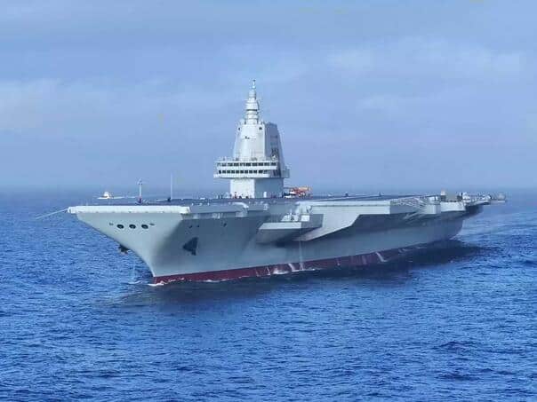 China’s newest aircraft carrier enters the Taiwan Strait