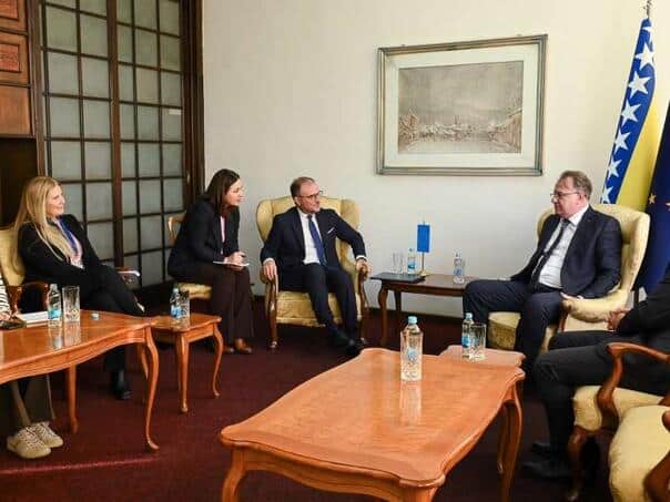 Nikšić and Soreca talked about BiH’s European path and infrastructure projects