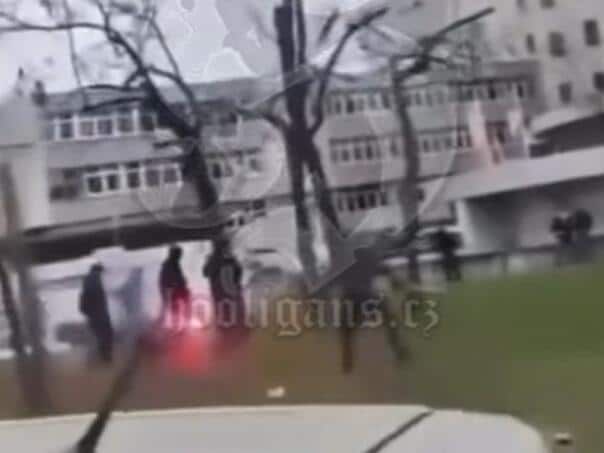 A video of the fight at the Mechanical School in Sarajevo has been published