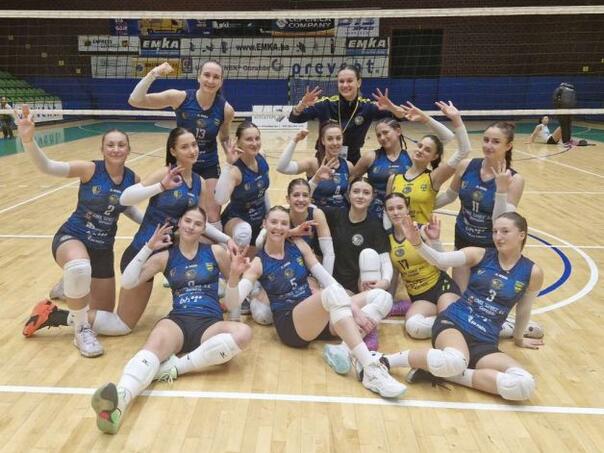 Goražde volleyball players ended the fall season with a victory against ŽOK Gacko